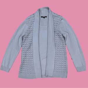 Elegant Gray Women's Sweatershirt